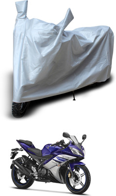 PAGORA Two Wheeler Cover for Yamaha(YZF R15 Ver 2.0, Silver)