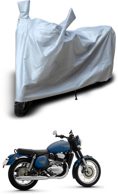 PAGORA Two Wheeler Cover for JAWA(Forty Two, Silver)