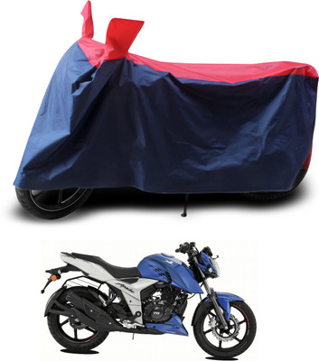 PAGORA Two Wheeler Cover for TVS(Apache RTR 160 4V, Red, Blue)