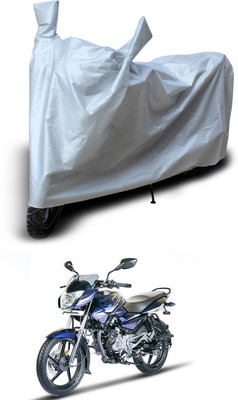 GOSHIV-car and bike accessories Two Wheeler Cover for Bajaj(Pulsar 135 LS DTS-i, Silver)
