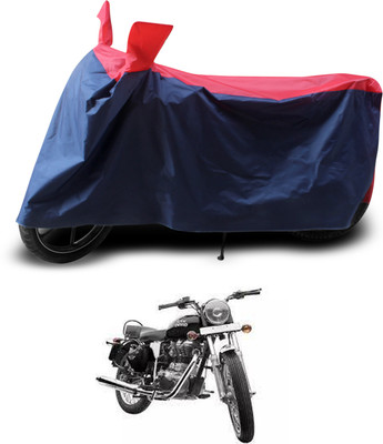 PAGORA Two Wheeler Cover for Royal Enfield(Electra Delux, Red, Black)