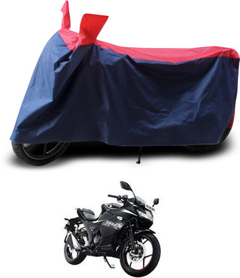PAGORA Two Wheeler Cover for Suzuki(Gixxer SF 150, Red, Black)