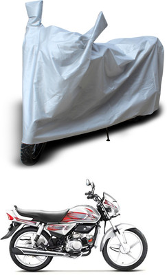 GOSHIV-car and bike accessories Two Wheeler Cover for Hero(MotoCorp HF Deluxe, Silver)