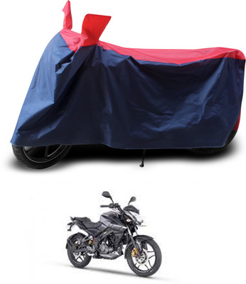 PAGORA Two Wheeler Cover for Bajaj(Pulsar 160 NS DTS-i, Red, Black)