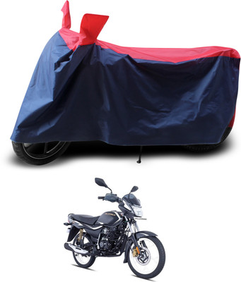 PAGORA Two Wheeler Cover for Bajaj(Platina 110, Red, Black)