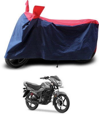 PAGORA Two Wheeler Cover for TVS(Victor GLX, Red, Black)