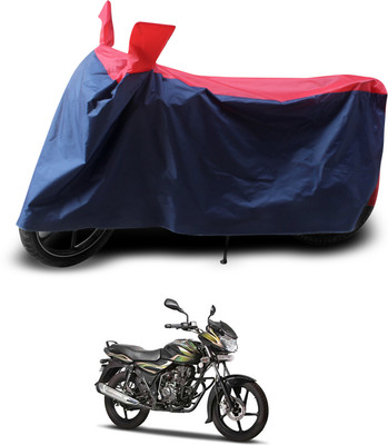 PAGORA Two Wheeler Cover for Bajaj(Discover 100 DTS-i, Red, Black)