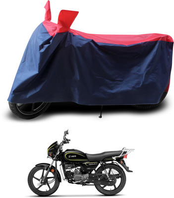 PAGORA Two Wheeler Cover for Hero(MotoCorp Splendor Plus, Red, Blue)