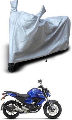 PAGORA Two Wheeler Cover for Yamaha(FZ S V3.0 FI, Silver)