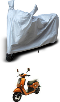 PAGORA Two Wheeler Cover for Okinawa(Lite, Silver)