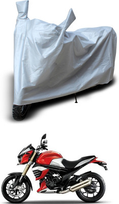 PAGORA Two Wheeler Cover for Mahindra(Mojo UT 300, Silver)
