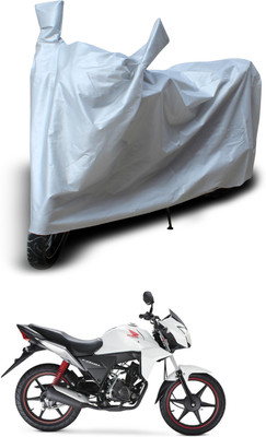 PAGORA Two Wheeler Cover for Honda(CB Twister, Silver)