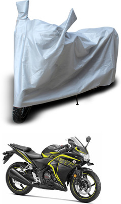 PAGORA Two Wheeler Cover for Honda(CBR 250R, Silver)