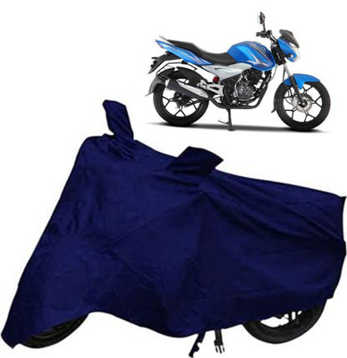 st enterprises Two Wheeler Cover for Bajaj(Discover, Blue)