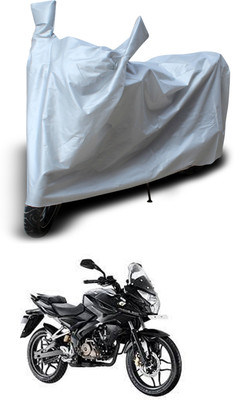 PAGORA Two Wheeler Cover for Bajaj(Pulsar AS 150, Silver)