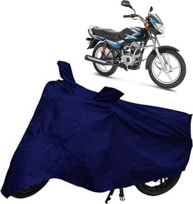 st enterprises Two Wheeler Cover for Bajaj(CT100, Blue)