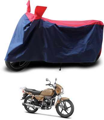 PAGORA Two Wheeler Cover for Hero(Splendor, Red, Black)