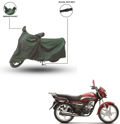 Home Ark Two Wheeler Cover for Honda(CD 110 Dream, Green)