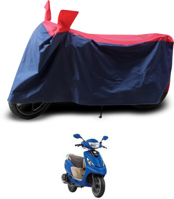 PAGORA Two Wheeler Cover for TVS(Zest, Red, Black)