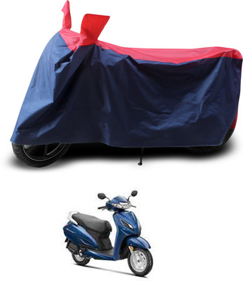PAGORA Two Wheeler Cover for Honda(Activa 125, Red, Black)
