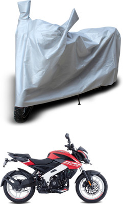 GOSHIV-car and bike accessories Two Wheeler Cover for Bajaj(Pulsar, Silver)