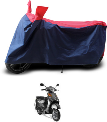PAGORA Two Wheeler Cover for Indus(Yo Electron, Red, Black)