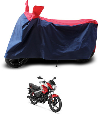 PAGORA Two Wheeler Cover for Hero(Passion Pro i3S, Red, Black)
