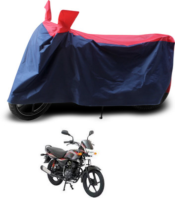 PAGORA Two Wheeler Cover for Bajaj(Platina 125, Red, Black)