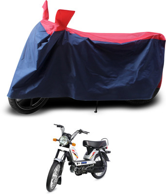 PAGORA Two Wheeler Cover for TVS(Heavy Duty Super XL, Red, Black)