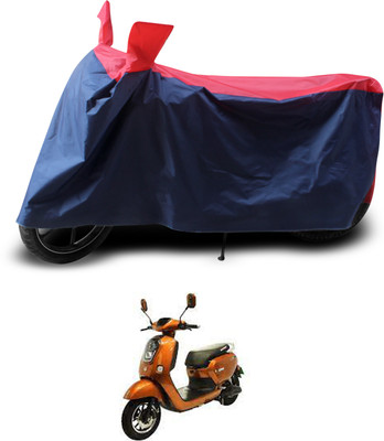 GOSHIV-car and bike accessories Two Wheeler Cover for Okinawa(Lite, Red, Black)