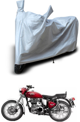PAGORA Waterproof Two Wheeler Cover for Royal Enfield(Electra 4S, Silver)