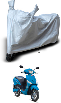 PAGORA Two Wheeler Cover for Hero(Electric Optima, Silver)