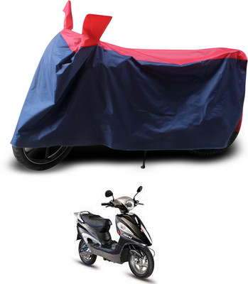 PAGORA Two Wheeler Cover for Hero(Electric Maxi, Red, Black)