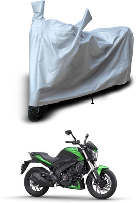 PAGORA Two Wheeler Cover for Bajaj(Dominar, Silver)
