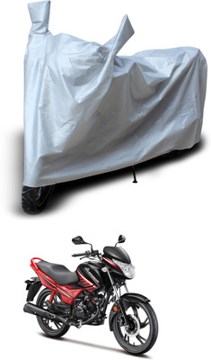 PAGORA Two Wheeler Cover for Hero(Glamour Programmed FI, Silver)
