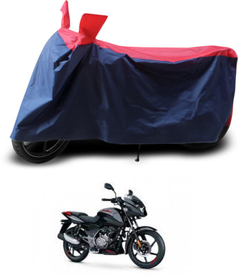 PAGORA Two Wheeler Cover for Bajaj(Pulsar 125 Neon, Red, Black)