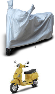PAGORA Two Wheeler Cover for Piaggio(Vespa LX 125, Silver)