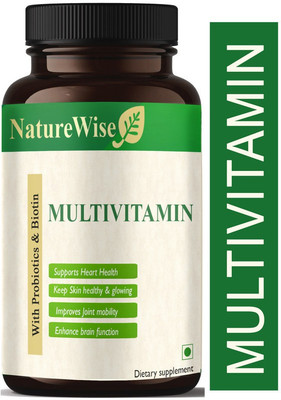 Naturewise Multivit Daily, Multivitamin For Men and Women, For Immunity Premium(60 Capsules)