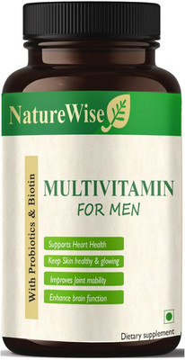 Naturewise Multivit Daily, Multivitamin For Men, For Immunity Pro(60 Capsules)