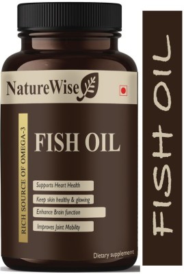 Naturewise Fish Oil (Triple Strength) With 1000Mg Omega 3 (600Mg Epa, 400Mg Dha) Premium(60 Capsules)