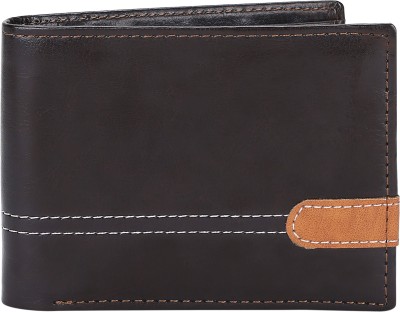 Amicraft Men Casual Black Artificial Leather Wallet(6 Card Slots)