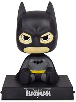 AGTraders Batman Bobble Head Action Figures With mobile holder for cars dashboards offices and for home decoration(Multicolor)