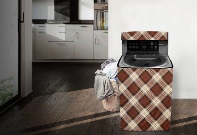 The Furnishing Tree Top Loading Washing Machine  Cover(Width: 61 cm, Beige)