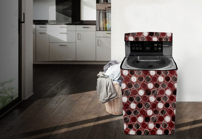 The Furnishing Tree Top Loading Washing Machine  Cover(Width: 61 cm, Maroon)