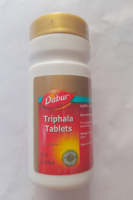 Dabur TRIPHALA TABLETS 60N (PACK OF 5)(Pack of 5, 300 Tablets)