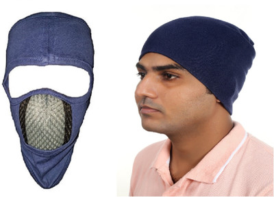 H-Store Blue Bike Face Mask for Men & Women(Size: Free,  Balaclava)