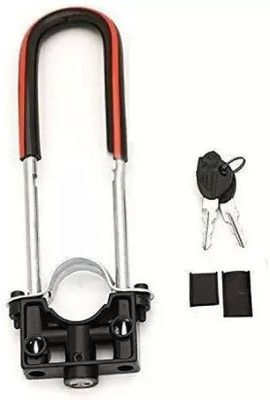 Bullkartzone Premium Wheel Lock, Folding Locks For Universal Bike Models Wheel Lock(Black)