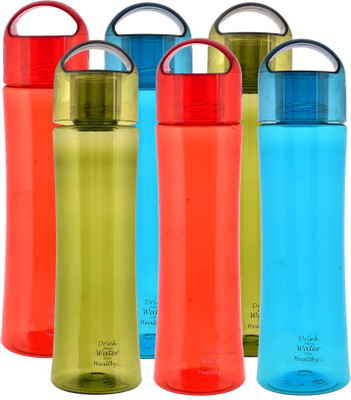 KUBER INDUSTRIES 1000 ml Plastic Bottle(Pack of 6, Multicolor)