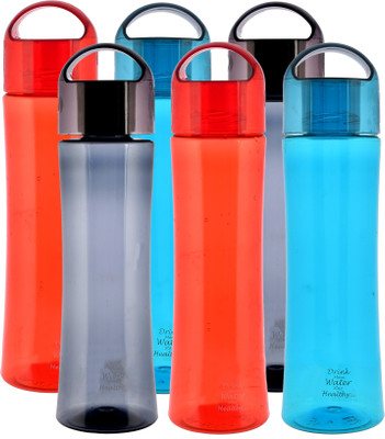 KUBER INDUSTRIES 1000 ml Plastic Bottle(Pack of 6, Multicolor)