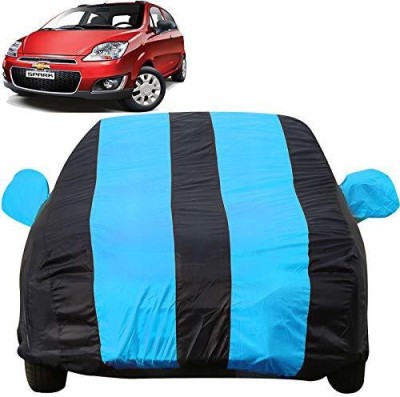 Autofact Car Cover For Chevrolet Spark (With Mirror Pockets)(Blue, For 2007, 2008, 2009, 2010, 2011, 2012, 2013, 2014, 2015, 2016, 2017 Models)